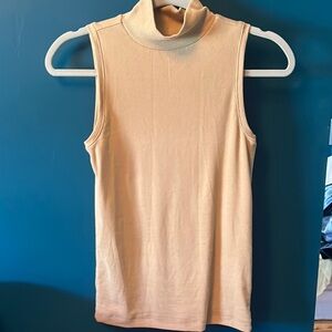 LOFT Mock Neck Ribbed Tank Top -NWOT